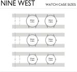 Nine West Women's Floral Dial Smooth Strap Watch - Image 4