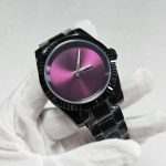 Men Watch 39mm Vintage No logo Dial Retro Business Luxury Sapphire NH35 Automatic Mechanical Carving Fluted Bezel Men Watch - Image 2