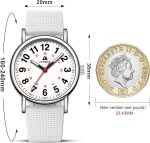 LN LENQIN Womens Watch Analog Quartz Waterproof Ladies Watches for Women with Leather Strap Luminous Easy Reader Dial - Image 4