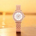 Wholesale Elegant Women's Quartz Watch | Custom Logo Alloy Watch with Sparkling Crystals. OEM/ODM Service - Image 5